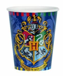 Harry Potter 9oz Party Drinking Paper Cups Disposable Tableware Birthday 8 Pack