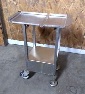 M &amp; E  Deli Pro  Pre Weight Scale Stand  Stainless Steel Table