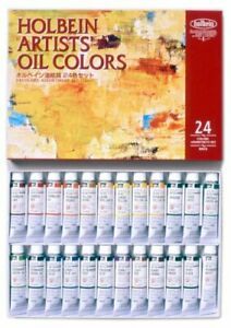 HOLBEIN ARTISTS COLORS Oil paint 24 color set H915 10ml (No. 4)