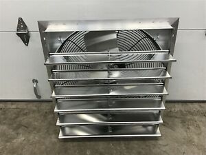 DAYTON - 484X47 115V ACV Shutter Mount Exhaust Fan 24 in-Dia.
