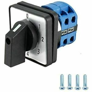 Changeover Switch SYW28-20 5 Positions 8 Terminals Universal Rotary Cam Selector