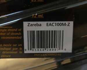 NEW ZAREBA  EAC100M-Z AC Pro Series 100 Miles  Electric Fence Controller
