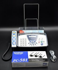 Brother FAX-575 Personal Fax with Phone and Copier w New PC-501 Ink Cartridge