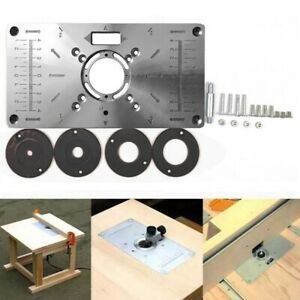 Router Table Trimmer Plate Woodworking Supplies Insert Plate Engraving Tools