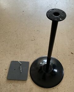 Vending / Gumball Pipe Metal Stand W/ Flange &amp; Extra support