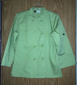 CHEFS JACKET FROM CHEF UNIFORMS LIME GREEN SIZE SMALL