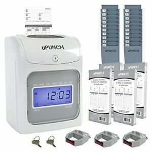CALCULATING  Time Clock Bundle with 200 Cards, 3 Ribbons, 2 Time HN4500 Bundle