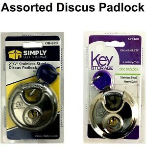 Lot total 50 Stainless Steel Discos Padlock ,see description