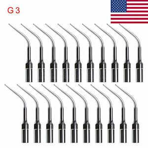 20* G3 Dental ultrasonic scaler supragingival tips fit EMS handpiece