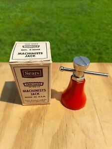 Vintage SEARS Craftsman No. 9-4088 Machinists Jack w/ Box Crown logo Made in USA