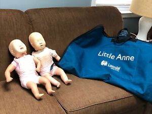Laerdal Baby Anne 2 pack infant CPR manikins in used condition!