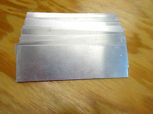 1 1/4&#034; x 4&#034; Aluminum Plates for Engraving Labels / Signs / Trophies (Qty: 29)