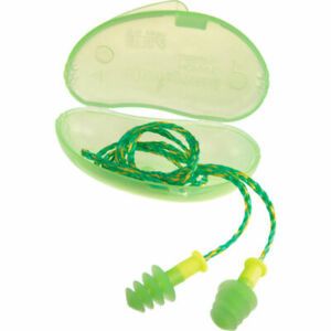 Honeywell Reusable Corded Ear Plugs Flanged Shape 27 Qty 100 Pairs FUS30S-HP