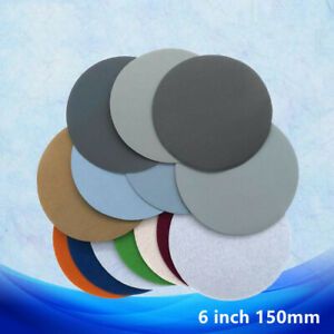 6&#039;&#039;150mm Wet Sanding Disc Hook And Loop Sandpaper Or Backing Pad Grit 1500-10000