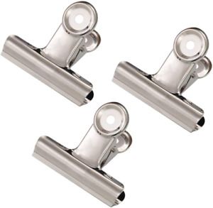 Large Metal Hinge Clips, Coideal 20 Pack 2 Inch Chip Clips for Food Bag/Silver