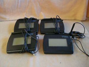 Topaz USB Signature Pad Lot of 4 Model T-LBK755-BHSB-R