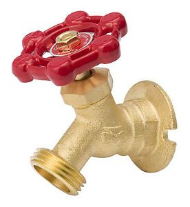108-004 Sillcock, Brass, Flanged, 3/4 FP x 3/4-In. Hose - Quantity 12