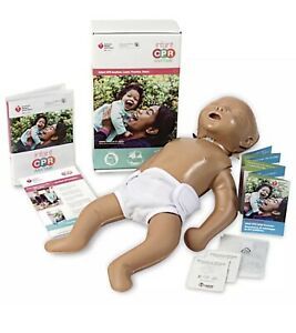 Infant CPR Anytime Kit AHA Heart Association DVD Training + Baby Manikin NEW