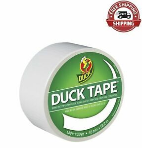 Duck Brand 1.88 in. x 20 yd. White Colored Duct Tape