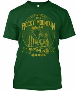 Rocky Mountain National Park - Established 1915 Gildan tee Premium size S-3XL