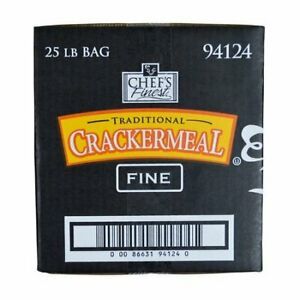 CHEF&#039;S FINEST 94124 Cracker Meal Fine 25lbs
