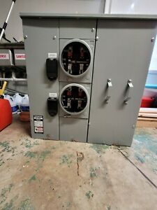 NEW SIEMENS 400 AMP MAIN UNI-PAK METERING SYSTEM 2 RING 225 AMP BRANCH WP4212RJB