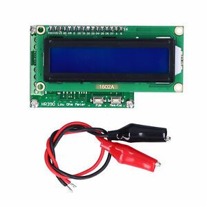 Low Resistance Ohmmeter Milliohm Meter Accurate Capacitance Tester Meters HR390