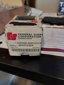 Federal Signal Strobe Assy Z8107232A Lot Of 2 new