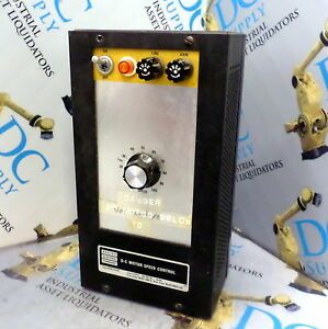 BODINE ELECTRIC CO DPM-5130E D-C SPEED CONTROLLER