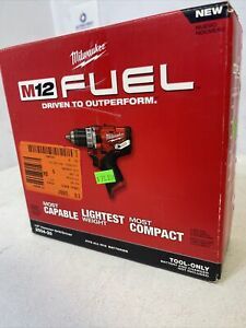 MILWAUKEE M12 FUEL Brushless Cordless 1/2 in. Hammer Drill (2504-20) BARE TOOL