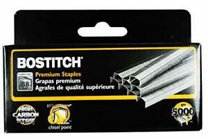 Bostitch B8 PowerCrown 0.25 Inch Staples, Pack of 5,000 1/4&#034; - 5,000 Staples