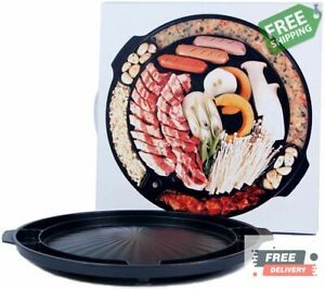 CookKing - Master Grill Pan, Korean Traditional BBQ Grill Pan - Stovetop Nonstic