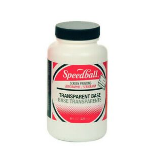 SPEEDBALL ART PRODUCTS 4552 FABRIC &amp; ACRYLIC TRANSPARENT BASE 8OZ