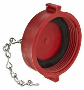 664-252 Plastic Fire Hose Fitting, Cap, 2-1/2&#034; NH Cap