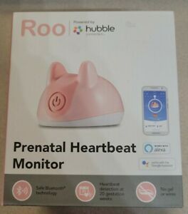 Roo Prenatal Heartbeat Monitor Powered by Hubble Connected Alexa Google Asst