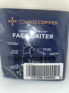 Tommy Copper Face Gaiter Community Wear face mask 2 pack Blue Lot of 2 packages