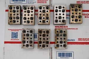 Vintage Lot of (4) Matched Pair Precision 1-2-3 123 Block Machinist Tool