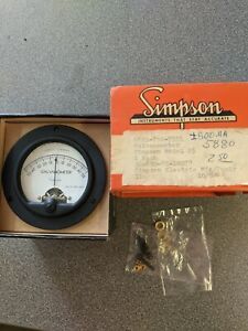 NOS - Simpson Electric Gauge Co. Galvanometer  model 25