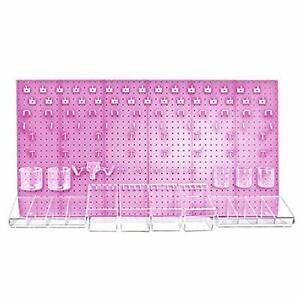 Azar Displays 900988-PNK 125-PIECE PEGBOARD ORGANIZER KIT 2-24&#034;&#034;X 24&#034;&#034;&#034; Pink