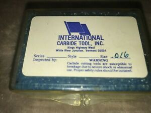 14 SOLID CARBIDE DRILLS .016&#034;