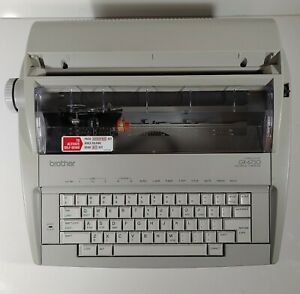Brother GX-6750 Daisy Wheel Electronic Typewriter Tested Works Needs Ribbon