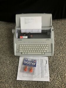 Brother Correctronic GX-6750 Electronic Typewriter w/ Cover, Ink &amp; Tape Tested