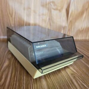 Plastic Rolodex Card File Model S500C Telephone Address Organizer Vintage