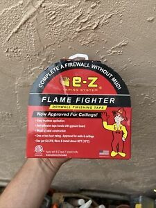 E-Z Drywall Fire Tape: Mudless Flame Fighter Firewall for Walls/Ceilings 250-ft.