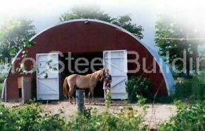 DuroSPAN Steel 30x30x14 Metal Quonset Building DIY At Home Kits Open Ends DiRECT