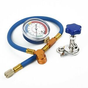 Hose Blue Air Conditioning Refrigerant Recharge Measuring Equipment Accessory