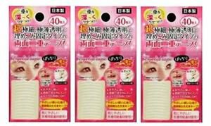 Secretly double! Ultra-fine double-sided double tape made in Japan (3 bags (120