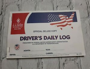One Truck Drivers Daily Log Official Deluxe Copy Keller Hot Shot Soft Paper Book
