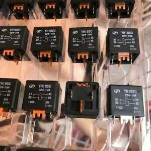 10PCS YH185C-024-1H4 Automotive relay 24VDC 80A 4 Prongs