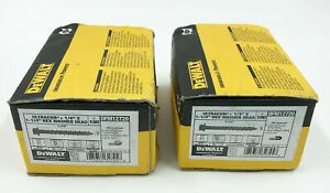 Lot 2x DeWalt Dfm12720 Ultracon 1/4&#034; x 1 1/4&#034; Hex Washer Head 100 pc each